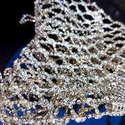 Biżuteria Długie frędzle z kryształowymi łańcuszkami na klatkę piersiową