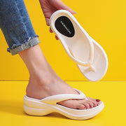 Pambabaeng Wedges Non Slip Soft Sandals Flip Flops