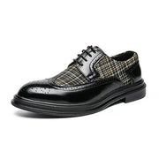 אוקספורד נעליים רשמיות גברים עסקים נעלי עור