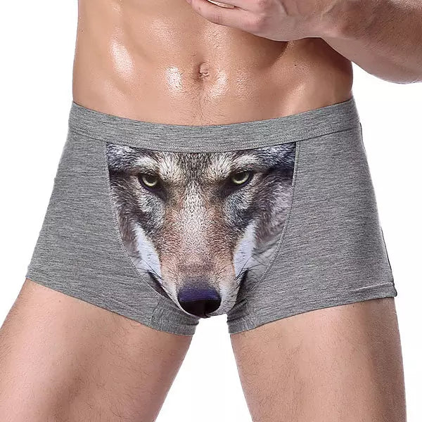 Panties Wolf Funny Cartoon Underwear Boxer Shorts – Come4Buy eShop