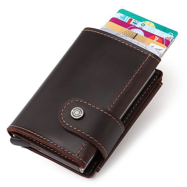 Leather Coin Purse,For Women&Men Vintage Wallet,Mini Card Holder Bag,Zipper  Purses on OnBuy