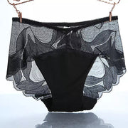 Sexy Lace Panties Mid Waist Plus Size Underwear