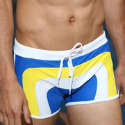 Sexy Sports Swimwear Pocket Trunks Rau Txiv neej