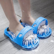 Shower Foot Scrubber Massager Cleaner Spa Exfoliating Washer Washer Slipper