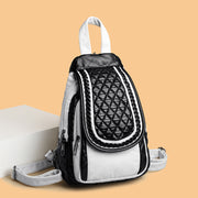 Stylish Fashion Jinan Backpack Faux Weave Leather