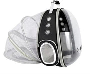 Kapsulë hapësinore me flluska për çanta shpine për transportues kafshësh shtëpiake transparente