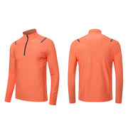 Unisex løpe-t-skjorte for trening Langermet sport-poloskjorte