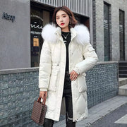 겨울 여성 롱 파카 재킷