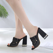 Jinan Denim Shoes Sexy Ladies High Heels