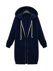 Women Hooded Jackets Feminine Coat Hooded Plush Coat