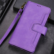 Flip Leather Zipper Wallet For Samsung Galaxy Note 20 Ultra